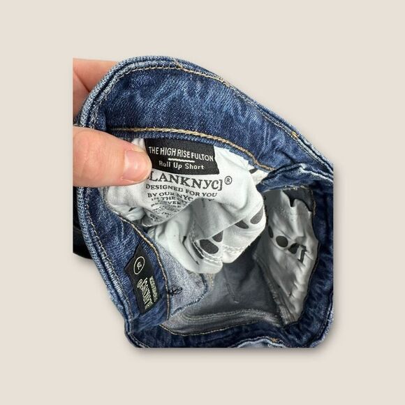 Blank NYC The High Rise Fulton Roll Up Shorts Size 29 - Picture 7 of 8